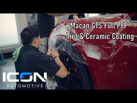 Macan GTS Full Paint Protection Film, Tint, and Ceramic Coating