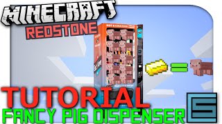 Minecraft | Fancy Pig Dispenser TUTORIAL | PS4/XBOX