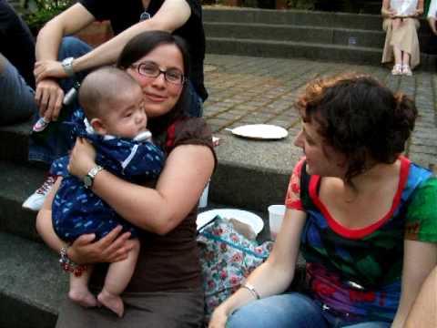 June 27, 2009: Anna, Jerome, Chaitanya, Philipp, Carlos leaving party