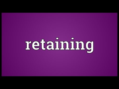 Retaining Meaning