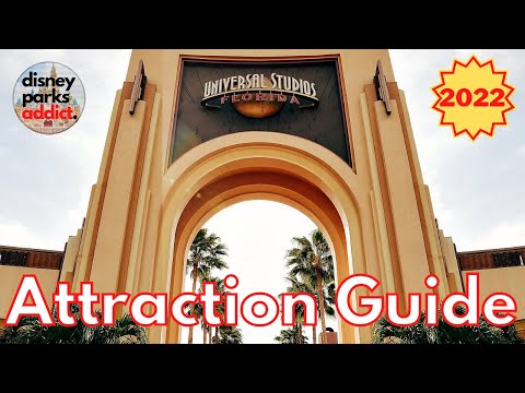 Universal Studios Florida ATTRACTION GUIDE - All Rides + Shows - 2022 - Universal Orlando Resort