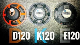 Video thumbnail for JBL D120 vs K120 vs E120 - The 3 ERAS of the ULTIMATE Guitar Speaker by Johan Segeborn