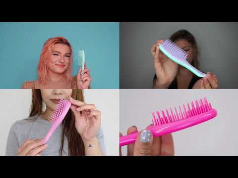 Миниатюра изображения товара Расческа-массажер Tangle Teezer The Wet Detangler Mini Wisteria Leaf
