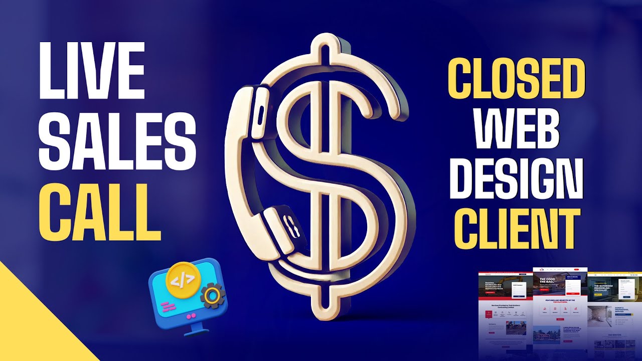 (Cold Call) - Closing a LIVE Web Design Deal! | Wealth With Websites - Dhruv Patel