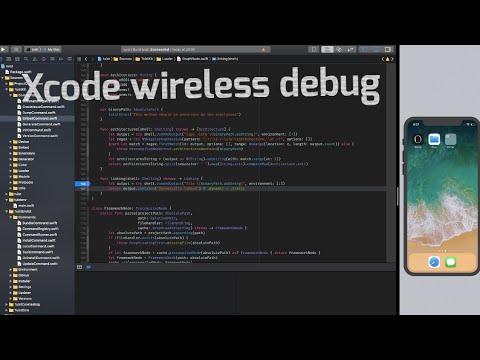 How to use wireless debugging in Xcode iOS app on Mac - no more cable usb