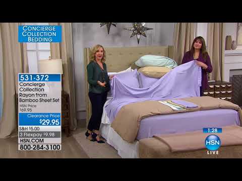 HSN | Concierge Collection Bedding 01.20.2018 - 07 AM