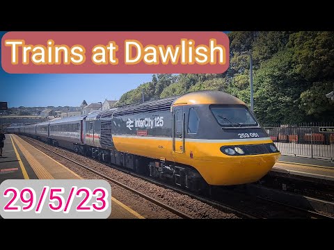 Trains at Dawlish 29/5/23