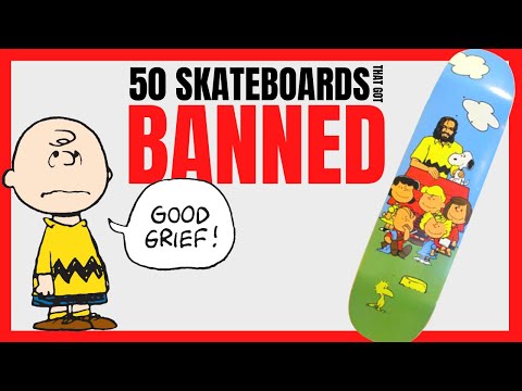 50 Skateboard Graphics That Got BANNED!