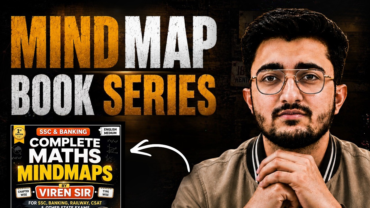 🔥 Revolutionary Complete Maths Mindmaps Book Series | Covered Chapter-by-Chapter by Viren Sir 🔥SSC
