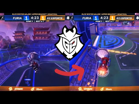 Atomic reads Furia like a book 💪🏻: Double Dunk goal | G2 vs FUR | RLCS Winter Major