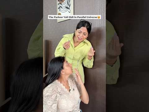 Parlour Didi Rocked😎Client Shocked🤣  #Ad #parlourwalididi #jagritipahwa #GarnierIndia #salonlife