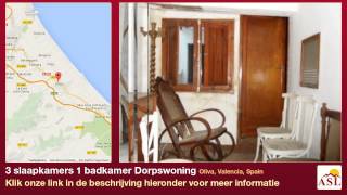 preview picture of video '3 slaapkamers 1 badkamer Dorpswoning te Koop in Oliva, Valencia, Spain'