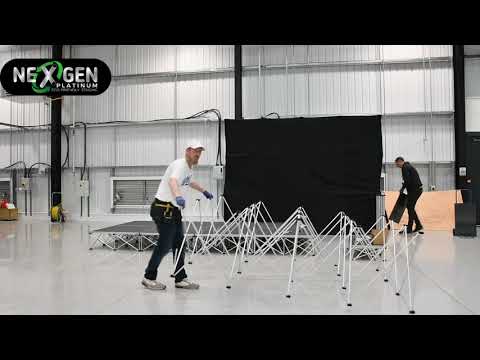 NexGen Platinum Portable Staging & Backdrop - Fast Assembly