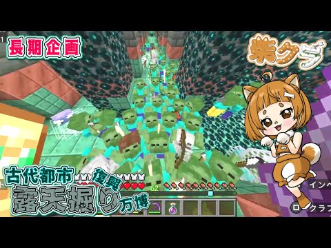 【柴クラ第2シーズン】#5 入チャンする🐕古代古代都市復興&万博&露天掘り企画「整地ガチ勢に柴犬はなる!」#露天掘り #古代都市 #minecraft #マイクラ #柴クラ