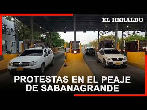 Comité No Más Peaje anuncia que protestarán “todo el día” en Sabanagrande por desacuerdo en tarifas
