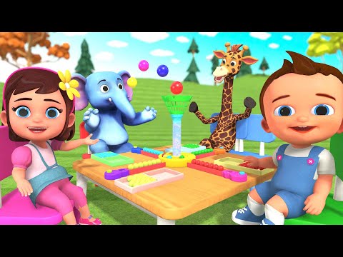Learning Colors for Children with DIY Assemble Ball Jumping Toy Set 3D Cartoons for Kids Educational