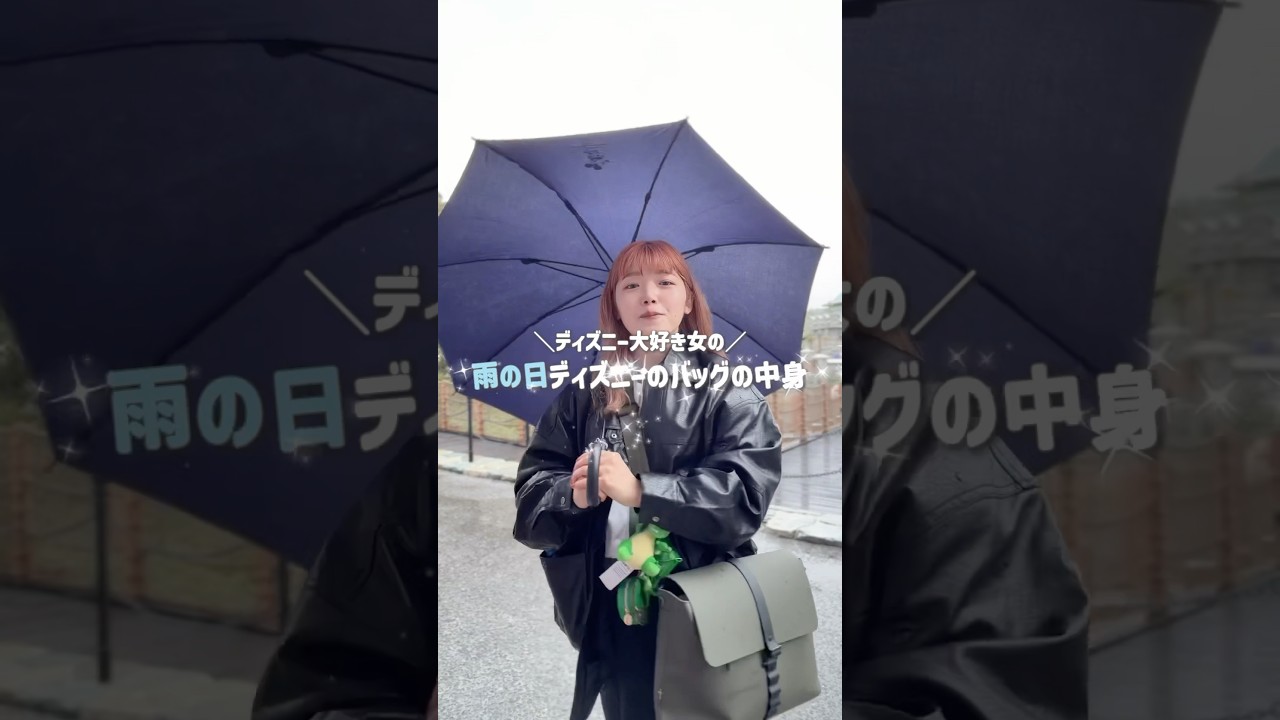 雨の日ディズニーの持ち物も可愛くしたい女☔️  #gastonluga #ガストンルーガ #PR