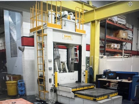 1993 SANKI SPD1310-100TD Hydraulic Spotting Press | Universal Press & Machinery (UPM) (1)