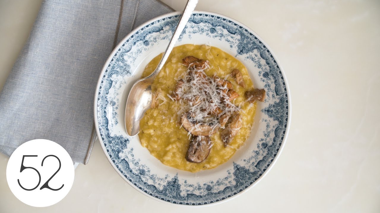 Eric Kim's Butternut Squash Risotto with Mushrooms | Food52 + Braun