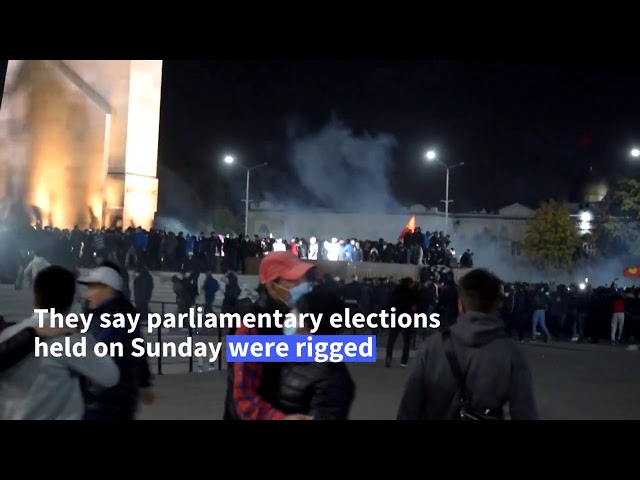 Kyrgyz protesters take government house, free ex-leader after post-vote clashes