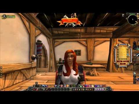 World of Warcraft 6.0.2: New Female Human Character Model / Babe at the Barber