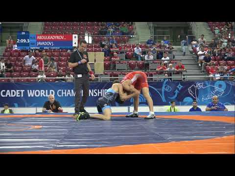 1/8 FS - 48 kg: D. ABDULKADYROV (RUS) v. J. JAVADOV (AZE)