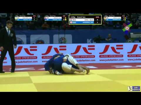 Judo 2016 European Championships Kazan: Grol (NED) - Gviniashvili (GEO) [-100kg]