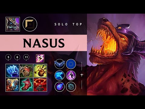 Nasus Top vs Fiora - EUW Diamond Patch 26.01