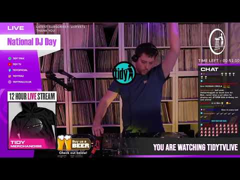 National DJ Day - Tidy 12 Hour Live Stream - Set 9 Ben Stevens