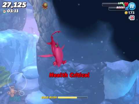 Boost in hungry shark world is broken
