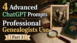 4 Advanced ChatGPT Prompts Professional Genealogists Use | Part 3