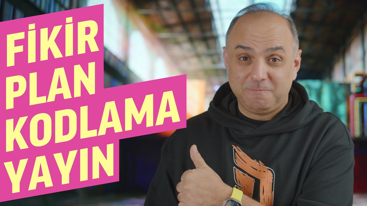 Fikir → Plan → Uygulama → Yayınladım: Yapay Zeka ile Tek Oturumda