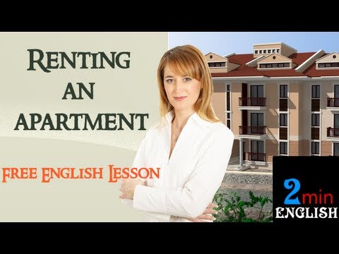 アパートを借りる - 無料英会話レッスン (Renting an apartment - Free English Lesson)