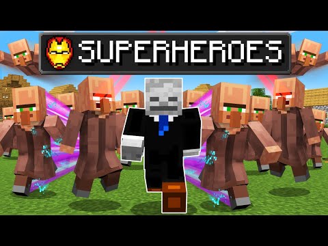 Minecraft but Villagers Have SUPERPOWERS