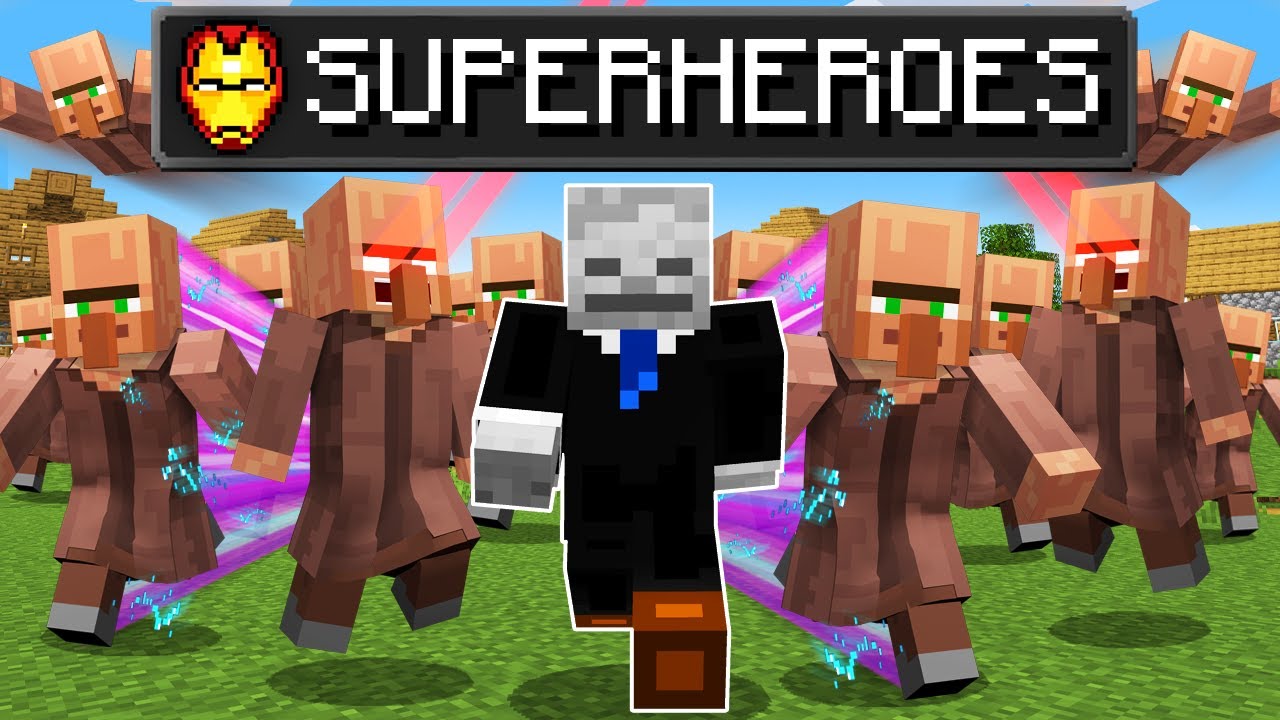 Minecraft but Villagers Have SUPERPOWERS