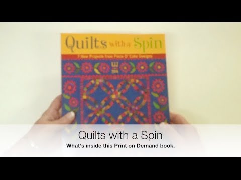 Look inside Quilts With A Spin Print-On-Demand Book