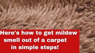 How To Get Mildew Smell Out Of Carpet [Detailed Guide]