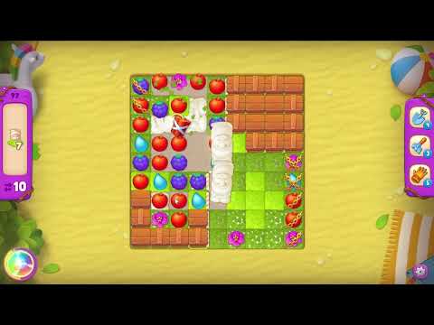 Gardenscapes level 97 - 14 Moves No Boosters 🌱 Gameplay Walkthrough Playrix