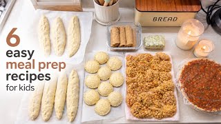 What I Meal Prep for My Kids for the Week | 6 Easy Recipes