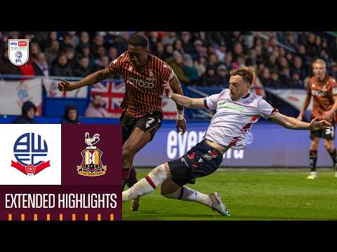 FC Bolton Wanderers 1-0 AFC Association Football Club Bradford City