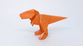 折り紙 パクパク恐竜の作り方 簡単 おりがみの折り方 Moving Dinosaur Origami أشهر موقع لمشاركة مقاطع الفيديو الموسيقية على الإنترنت