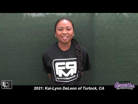 2021 Kai-Lynn DeLeon Speedy Slapper Second Base and Shortstop Skills Video - CA Grapettes