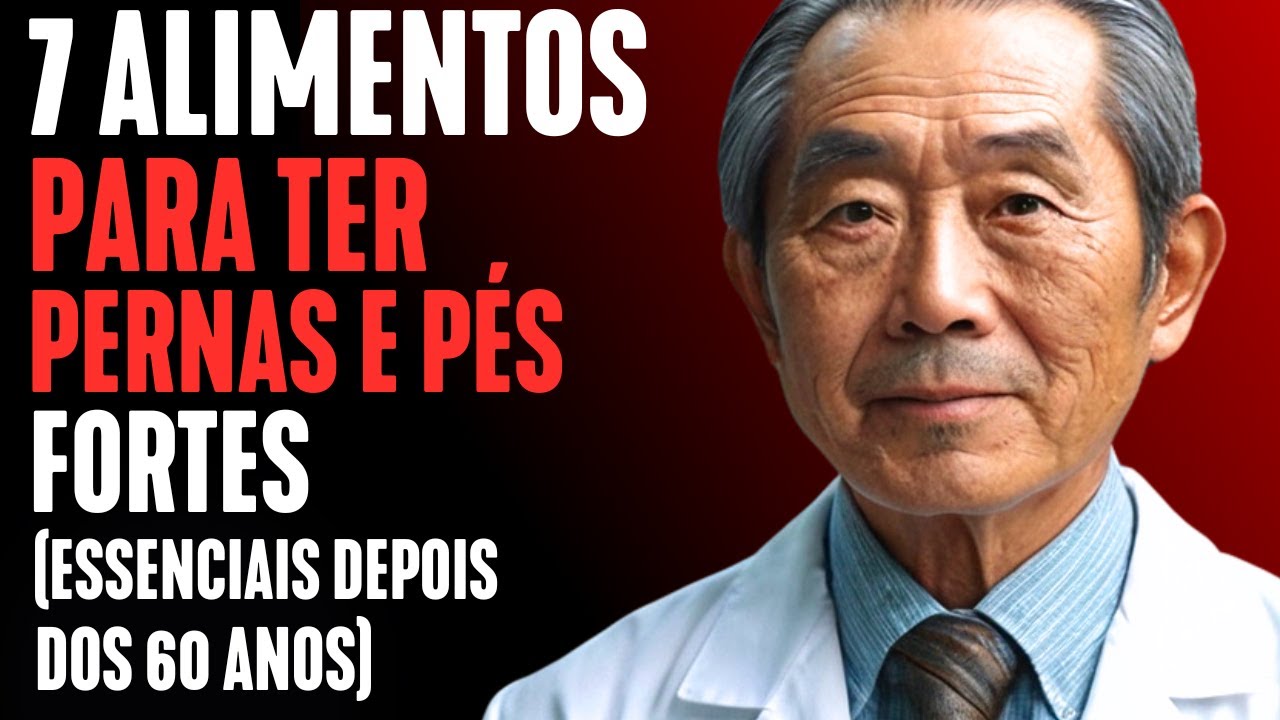 Evite a FRAQUEZA em suas PERNAS com ESTES 7 ALIMENTOS ESSENCIAIS! Segredos para uma velhice sábia