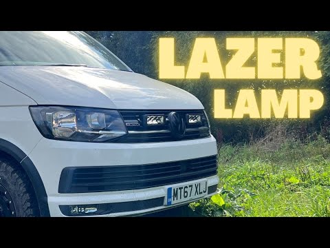 Lazer lamps VW Transporter 4motion grille lights INSTALL. SWAMPER build