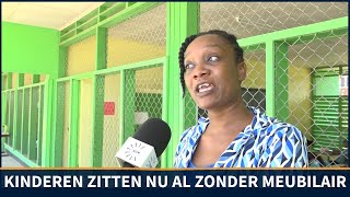 Leerlingen zonder stoelen en tafels op OS Petuniastraat 2 I SUN WEB TV I