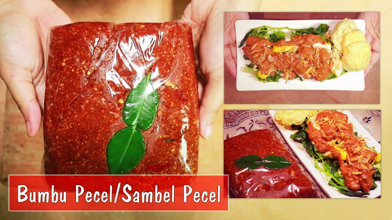 Resep Bumbu Pecel / Resep Sambel Pecel | Dapur Sekilas Info