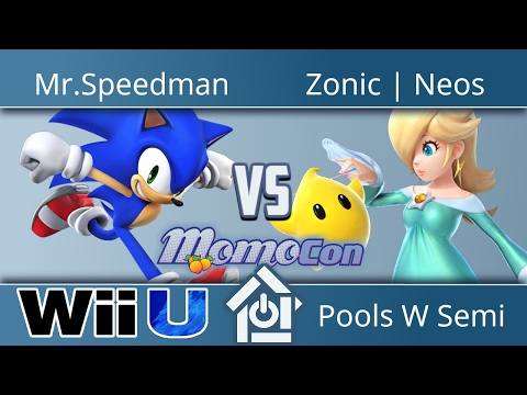 Momocon 2017 - Mr.Speedman (Sonic) vs Zonic | Neos (Rosaluma) - Smash 4 Pools W Semi