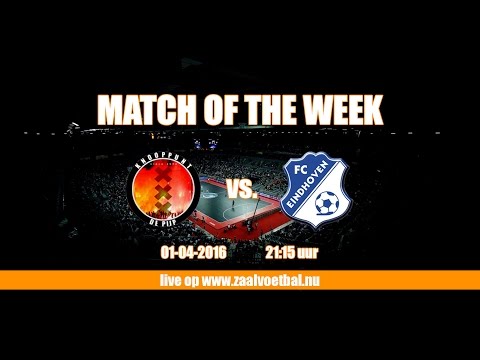 Livestream zaalvoetbal wedstrijd 't Knooppunt - FC Eindhoven 1 april 2016
