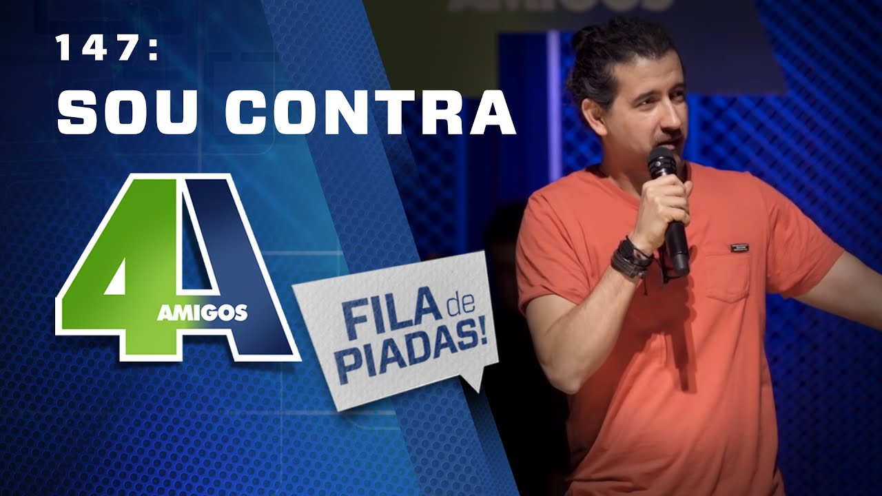 FILA DE PIADAS - SOU CONTRA - #147 Participação JOKES