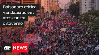 Bolsonaro alfineta oposição e critica manifestações contra o governo federal